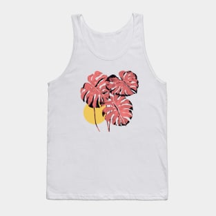 Flamingo Monstera Tank Top